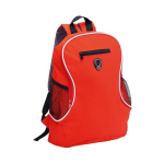 Voordelige rugzak 30 x 40 x 18 cm - 21,5 liter - Backpack met flessenhouders - School accessoire/benodigdheden - Rood