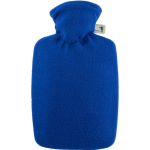 Fleece kruik 1,8 liter met hoes - warmwaterkruik - Blauw