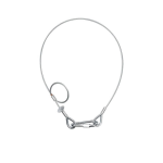 Showtec Saveking 5mm 1m safetykabel met rem 60 kg neutraal