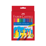 Faber Castell viltstiften 12 stuks karton etui