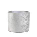 Light & Living Lampenkap cilinder CHELSEA - 35-35-30cm - velours zilver - Silver