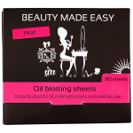 Beauty Made Easy Oil Blotting Pink 80stuks