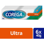 Corega Kleefcreme Ultra Voordeelverpakking 6x40gram