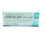 Teva Pharmachemie Cetirizine 10mg