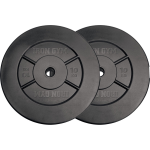 Iron Gym 20 kg Schijven Set, 2 x 10 kg - 25 mm - Zwart