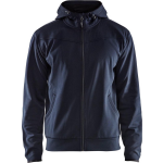 Blaklader Hoodie met rits 3363 - marineblauw/zwart