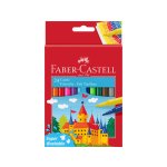 Faber Castell Viltstift Faber-Castell 24 stuks karton etui assorti