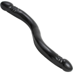 The Classics e dubbele dildo XL - Zwart