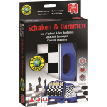 Jumbo Schaken & Dammen Compact - Blauw