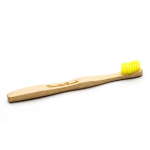 Bamboe tandenborstel voor kinderen zacht geel