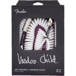 Fender Jimi Hendrix Voodoo Child Coiled Cable White 9.1 m