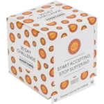 Doiy Kaartspel 30 Day Acceptatie 20 Cm Papier Wit/ - Oranje