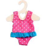 Heless Poppenkleding Badpak Met Witte Stippen 35-45 Cm - Roze