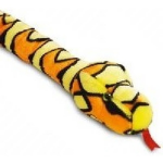 Keel Toys Pluche/oranje Slang Knuffel 100 Cm - Geel