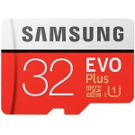 Samsung 32gb Evo Plus Microsdhc Geheugenkaart Klasse 10 + Adapter - Rood