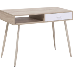 Beliani Deora Bureau Mdf 48 X 100 Cm - Bruin