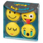 Moses Gummen Emoticons 4 Stuks 3 Cm - Geel