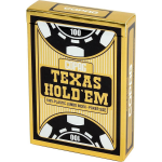 Cartamundi speelkaarten Texas Hold'Em 6,3 x 8,8 cm PVC 55 stuks
