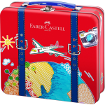 Faber Castell Viltstiften Faber-Castell Connector in reiskoffer, inhoud 46 stuks