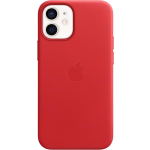 Apple iPhone 12 mini Back Cover met MagSafe Leer RED - Rood