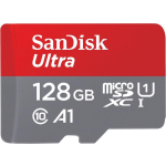 Sandisk MicroSDHC Ultra 128GB 120 MB/s CL10 A1 UHS-1 + SD Ad - Gris