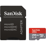 Sandisk MicroSDHC Ultra 256GB 120 MB/s CL10 A1 UHS-1 + SD Ad