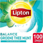 Lipton - Feel Good Selectione Thee Munt - 100 zakjes - Groen