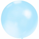 8x Grote ballonnen 60 cm baby - Geschikt voor lucht of helium - Feest/Verjaardag/Geboorte artikelen - Blauw
