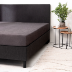 Fresh & Co Luxe Badstof Hoeslaken - Antraciet Afmeting: 140 x 200/210/220 cm