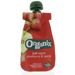 Organix Just Pouch Appel-aardbei en Quinoa 12 100gram