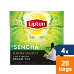 Lipton -e Thee Sencha - 4x 20 zakjes - Groen