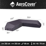 AeroCover Loungesethoes Platform B 255 x D 255 cm - Grijs