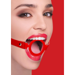 Ouch Silicone Ring Gag - Rood