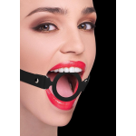 Ouch Silicone Ring Gag - Zwart