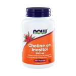 Now Choline en inositol 500 mg 100 vcaps