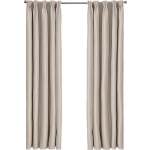 Larson - Luxe Verduisterend Gordijn Met Haken - 300x250cm - - Beige