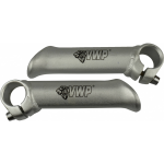 VWP Bar Ends 10 Cm Aluminium Zilver 2 Stuks - Silver
