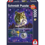 Schmidt Spiele Wolf In The Moonlight Puzzel - 1000 Stukjes