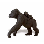 Safari Plastic Laagland Gorilla Met Baby 11 Cm