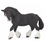 Papo Plastic Shire Paard 15 Cm - Zwart