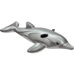 Intex Opblaasbaar Figuur Mega Dolfijn Ride-on - 201 X 76 Cm - Grijs