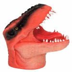 Dino World Latex Handpop 14 Cm - Oranje