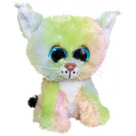 Lumo Stars Knuffeldier Lynx Aurora - Classic - 15cm - Groen