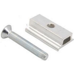 ESGE Standaard Tegenplaat Adapter F20s + Inbusbout - Silver