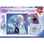 Ravensburger Puzzel Disney Frozen Anna, Olaf En Elsa - 3 X 49 Stukjes