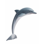Safari Plastic Dolfijn 11 Cm - Grijs