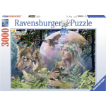 Ravensburger Puzzel Wolven Manenschijn - 3000 Stukjes