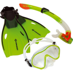 Schildkröt Snorkelset Bermuda Junior 3-delig - Groen