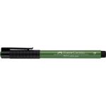 Faber Castell Tekenstift Faber-castell Pitt Artist Pen Brush 167 Permanent Olijf - Groen