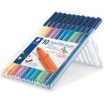 Staedtler Viltstift Triplus Color 10 Stiften - Wit